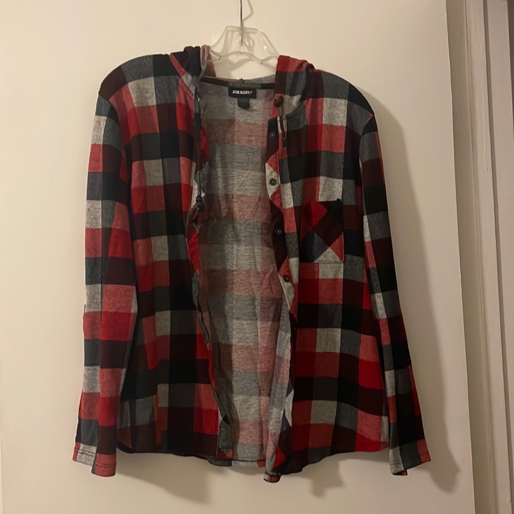 Joe Boxer Flannel Hoodie